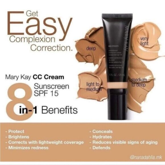 Mary Kay CC Cream Sunscreen Broad Spectrum SPF 15 Color- Very Deep - Picture 3 of 4